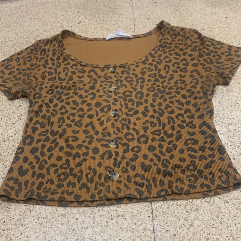 Cheetah print, brown w black